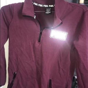 Women’s PINK 1/2 Zip Up